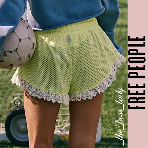 Free People shorts activewear sportswear stretchy yoga workout gym Medium - Picture 3 of 11